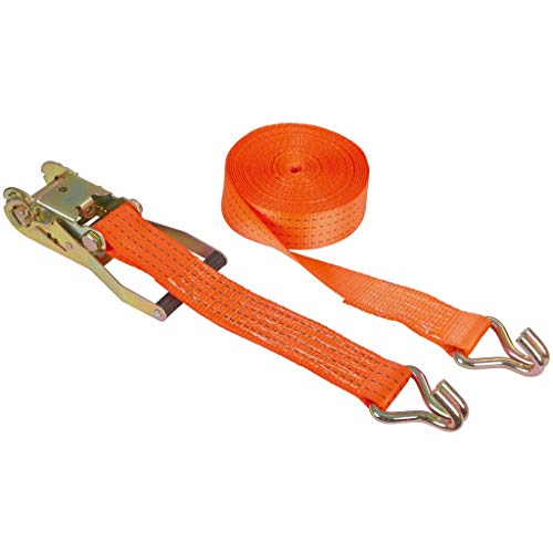 Ratschenzurrgurt zwtlg. orange 50mm / 8m; Zurrkraft 4000 kg