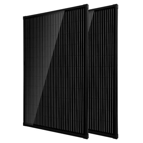 Topsolar Solarmodule 340 (2 x 170) Watt 12/24 Volt Monokristalline Off-Grid System für Häuser, Wohnmobile und Boote…