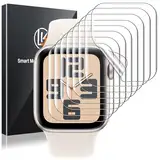 LK [8 Stück] Schutzfolie für Apple Watch Series SE2/SE/6/5/4 40mm Displayschutzfolie, Volle Abdeckung Displayfolie, Blasenfrei, Volle Abdeckung, HD-klar, Flexibel und Kratzfest Weiches [Premium] TPU