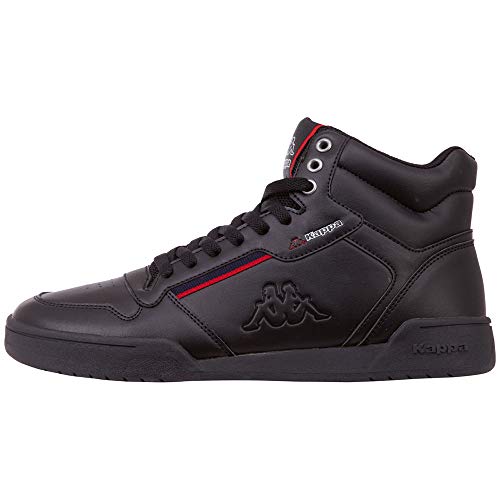 Kappa Herren Mangan sneakers, Schwarz Black 242764 1120, 40 EU