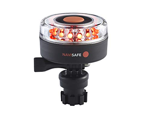 NAVISAFE Navilight All-Red, 5 Modi 360° 2NM w/Navimount Base, klar