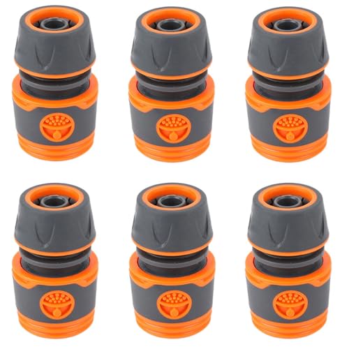 HAFRILY 6PCS Gardena Kupplung für Gardena Schlauchverbinder 1/2 zoll Gartenarmaturen Schnell Den Anschlussschlauchadapter Austauschen