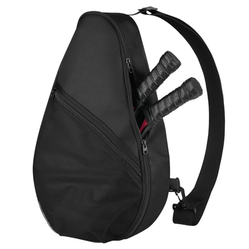 Cosmos Padelschläger-Tasche, Paddel-Tennisschlinge, Rucksack, Padelschläger, Bälle, Aufbewahrungstasche, für Herren und Damen, Padel-Ausrüstung, Tragetasche mit Netztasche für 2 Paddel, Bälle,