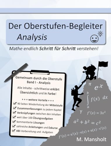 Der Oberstufen-Begleiter Analysis: Mathe endlich Schritt für Schritt verstehen!