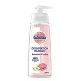 Sagrotan Hand-Desinfektionsgel Kamille & Lotus – Desinfektionsmittel für die Hände im Spender – 1 x 200 ml Gel