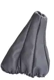 The Tuning-Shop Ltd Schaltmanschette aus grauem Leder