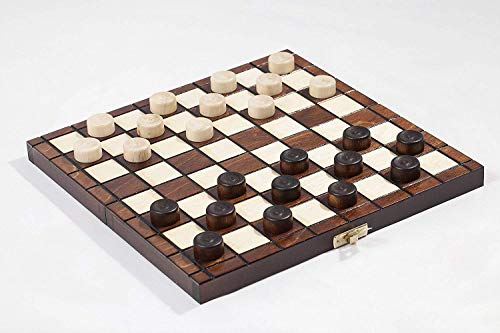 Prime Chess 10 " traditionell Handarbeit aus Holz Damespiel Dame Set