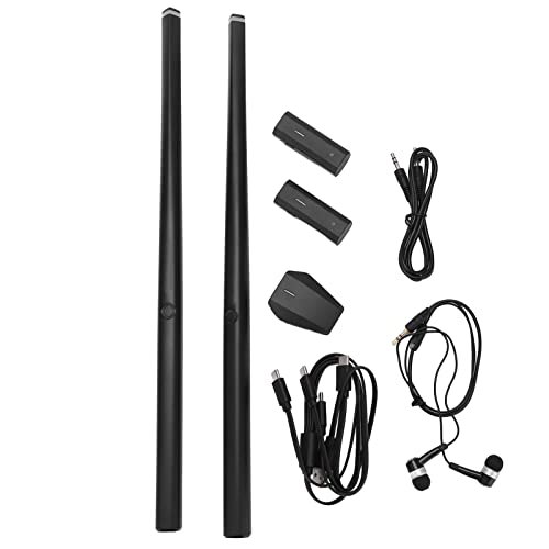 Elektrische Lufttrommel-Set-Sticks, Virtuelle Trommelstöcke, Somatosensorisches Elektronisches Schlagzeug-Set für Erwachsene und, Studio, Arbeitsplatz, Geselliges Beisammensein,