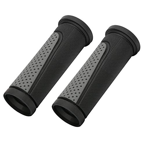 TOPCABIN Fahrrad Griffe Kurze Mini Fahrrad Lenker Griffe Fit Viele Standard Bikes Länge 3.5 inch 1 Paar (Grau)