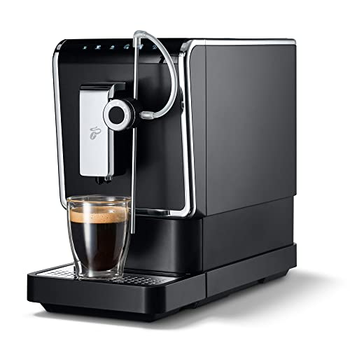 Tchibo Kaffeevollautomat Esperto Pro mit One Touch Funktion für Caffè Crema, Espresso und Milchspezialitäten, Anthrazit