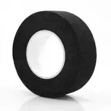 KMKANPO 1 Rollen 25mm×10m griffband,grip tape,Schläger Tape,Rutschfestes Hockey Griffband,Hockeyschläger Tape,für Badminton-Griff,Golfstange,Tennis-Squash-Schläger(Schwarz)