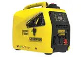 Champion Power Equipment Stromerzeuger Benzin + Gas (2000 Watt, Strom Inverter, Generator mit LED-Anzeige, Dual Fuel, extrem leise) 8200i-E-DF-EU, Gelb