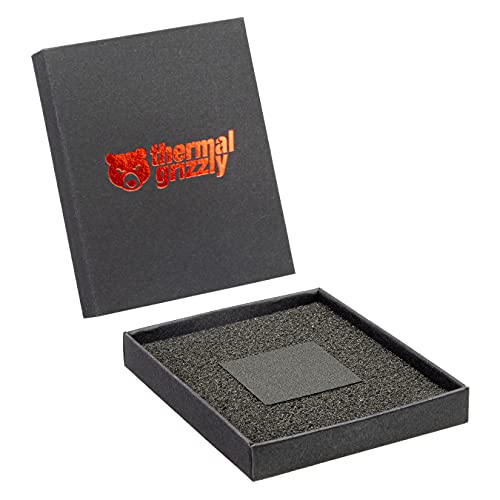 Thermal Grizzly - Carbon Thermal Pad Carbonaut - Nicht klebend, flexibel und anpassungsfähig für wiederholten Gebrauch mit sehr hoher Wärmeleitfähigkeit. Leitfähig! (32 × 32 × 0,2 mm)