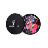 Guitar Lab - Plektren für Gitarre mit Geschenkbox - Gitarrenzubehör, 18 Stück, Plektren aus Celluloid für Elektrische, Akustische, Bass oder Ukulele Gitarre, 0.46mm, 0.71mm und 0.96mm