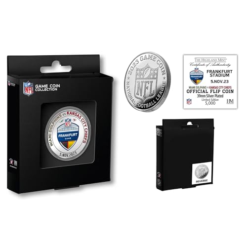 Highland Mint NFL Frankfurt Game 2023 Official Flip Coin (39mm) Münze