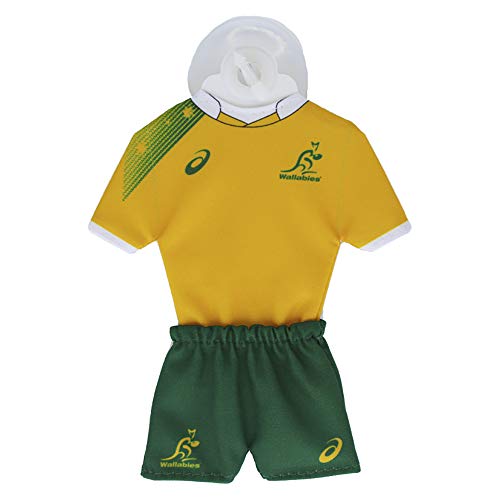 Australien - Wallabies Rugby Mini Trikot mit Saugnapf - 17 cm