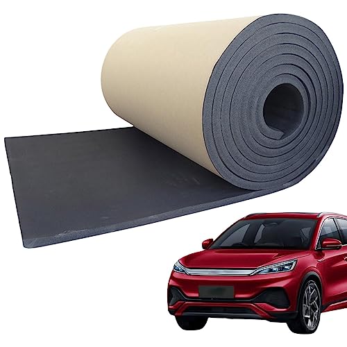 ZORQ Dach-Wärmedämmmatte,Feuerfestes akustisches Dämpfungsschaumpolster zur Lärmkontrolle - Thermal Shield Schallschutzmatte für LKW, SUV, Automotor, Tür, Motorhaube, Dach