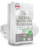 Welldora ǀ Milbenbezug Bettdecke 135x200 ǀ Allergiker Deckenbezug fachärztlich getestet ǀ Premium Encasing gegen Milben & Bettwanzen ǀ Allergiker Bettwäsche Decke 135x200