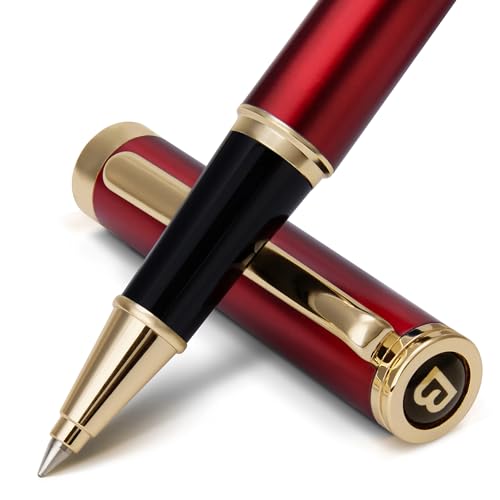 Luxus Rollerball Stift, 24k Gold Trim, Edle Und Elegante Designs, Schneider Tinte Refull, Beste Roller Kugelschreiber Geschenk Set Für Männer Und Frauen, Professional, Executive Office