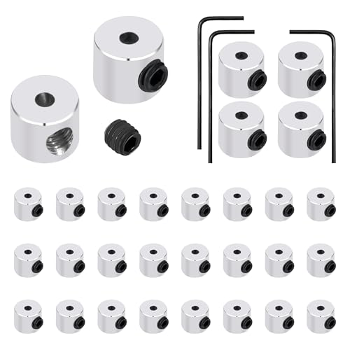 Pin Keeper Metall Pin Rücken Ersatz Verschlussstifte Pin Backs Locking mit Schraubenschlüssel für Anstecker Schmuck Brosche Namensschild 6 x 5 mm 30 Stück