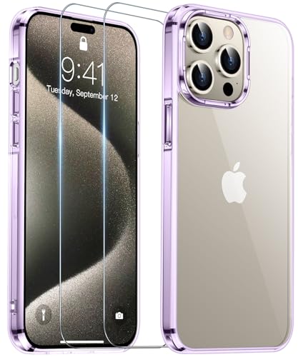 Temdan Schutzhülle für iPhone 2023 Pro Max 6,7 Zoll, Violett/7