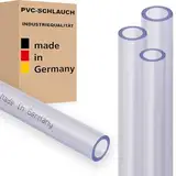 PVC Schlauch Klar Transparent Aquariumschlauch Luftschlauch Wasserschlauch Lebensmittelschlauch - Made in Germany (3 x 6 mm (3 x 1,5 mm), 3 m)