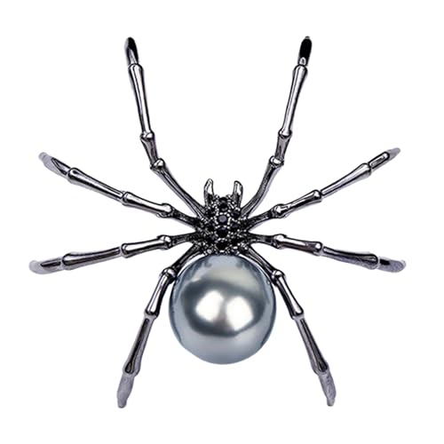 Niedliche Spinnenbrosche - Ästhetische Brosche von Rucksäcken, Spinnenbrosche, realistische Spinnennadel, Gothic-Zubehörnadeln, Metallhändler für Halloween-Kostüme, Se référer au descriptif, Zink