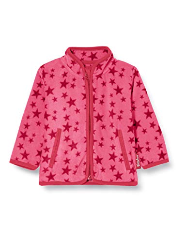 Playshoes Fleece-Jacke Unisex Kinder Outdoor-Oberteil, pink Sterne, 92