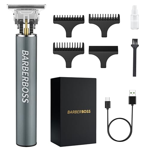 Barberboss Bartschneider Männer Schnurlose Haarschneidemaschinen Männer: Männer Haarschnitt Clippers, Haarschneider Männer mit Präzision Detail Trimmer QR-2067