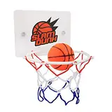 Outtybrave Mini Basketball Spiel mit Brett innen Mini Basketball Reifen im Bürozimmer Gartenzimmer Basketballkorb für Kinder