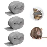 Stahlwolle Gegen,Stahlwolle Fein 0000,Polieren Stahl Wolle 3PC Metall Polieren Stahl Wire Wolle Reinigungsmittel Stahldraht für Pflege und Polieren von Holz Glas Metall Stein