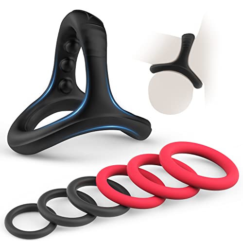 Penisring Set - 7 PCS Penis Ring Sex Spielzeug für Die Männer, Cockring Sexspielzeug für Paare Extrem Sex, Penisringe Silikon Toys