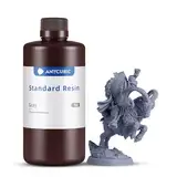 ANYCUBIC 3D Drucker Resin, UV 405nm Standard Rapid Photopolymer Resin, mit Hoher Genauigkeit und Schneller Aushärtung und Hervorragender Fließfähigkeit für den LCD DLP 3D Printer (Grau,1000g)