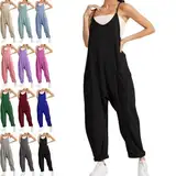 Lahloya Umstands-Jumpsuit, Schwarz, XL