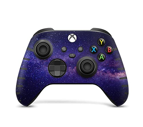 Skins4u Gamepad Wrap Aufkleber kompatibel mit Xbox Series S X Controller Design Schutz Folie Faceplate Cover Vinyl Skins Milky way