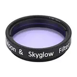 1,25 Zoll Mondfilter,Sky Glow & Moon Filter Optisches Glas zur Eeduziert Lichtverschmutzung 31.7mm für Teleskop Okular