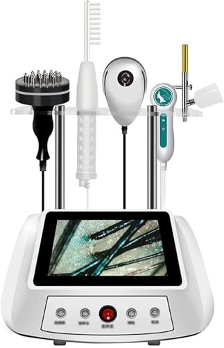 5-in-1-Haarfollikel-Analysegerät, 5 Diagnose-Haarwerkzeuge, Mit Massagefunktion, Für Kopfprobleme Wie Fettiges Haar, Juckende Kopfhaut