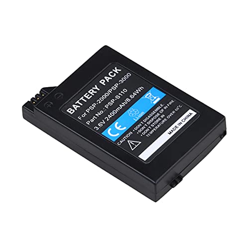 PowerTrust 2400mAh PSP-S110 Akku für Sony PSP-2000, PSP-3000, PSP-2004, PSP-3004, Konsole