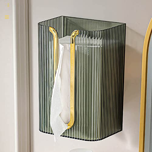 Papierhandtuch-Spender an der Wand montiert, Toilettenpapier-Halter für Badezimmer, Home Serviettenspender Arbeitsplatte Handtuch-Halter Wasserdicht;Rostbeständig (grün)