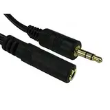 5m 3.5mm Jack Verlängerungskabel - Premium Qualität / 24k Gold überzogen/Audio/Stereo/Männlich zu Weiblich