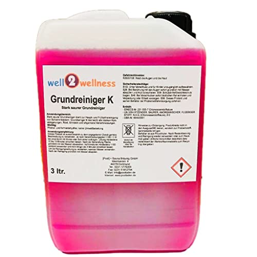 Schwimmbadreiniger Poolreiniger - Grundreiniger K 3,0 l Rot