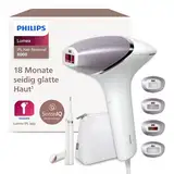 Philips Lumea IPL Haarentfernungsgerät 8000 Series – Haarentfernungsgerät mit SenseIQ Technologie, 4 Aufsätze und Satin Compact Korrekturtrimmer (Modell BRI949/00)