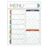 Trockenlöschtafel Magnetisch Für Kühlschrank - Magnetischer Wochenplaner Als Einkaufsorganizer - Einkaufsliste & Wochenplan Zur Organisieren Von Haushalt, Arbeit Und Küchenmanagement