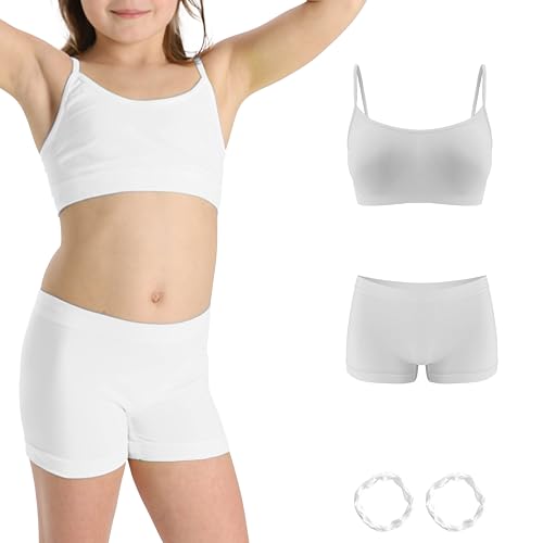 Risalti Set Bustier Mädchen und Unterhosen Mädchen Mikrofaser - Mädchen Bustier Und Mädchen Unterhosen, BH Mädchen Und Unterwäsche Für Mädchen Nahtlose, Armbänder Gratis - Made In Italy