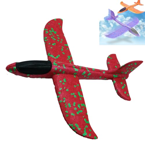 JJKTO Plane Glider，Manual Throwing Foam Plane, Glider Planes for Kids，styrofoam Plane Glider Flying Airplane Toys for Outdoor Activities Sport Game Toy Birthday Party Favors