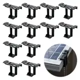 Solarpanel Wasserablauf Clips, Solarpanel Schlammentfernungsclip, Solarmodul Wasserablauf Clips, 12 Stück Solarmodul Reinigungsclips, Photovoltaik Panel Wasserablauf Clips, 30mm