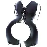 Zwangsjacke für Damen Bondagesack Bdsms Spielzeug Extrem für Frauen Bdsms Dessous Sklavin Leder Body Damen Lederkleid Damen für Sex Ouvert Body Frau Sexy Leder Outfit Bdsms Spielzeug Extrem Sklavin