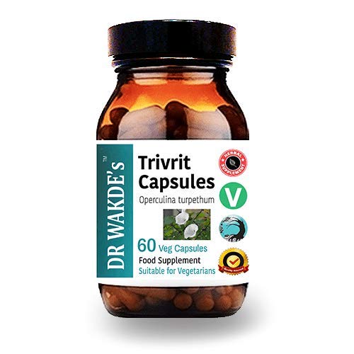 DR WAKDE'S Trivrit Kapseln (Nishottar, 60 Veg Caps, Ayurveda-Ergänzung, Vegan, Kräuter, Natürlich)