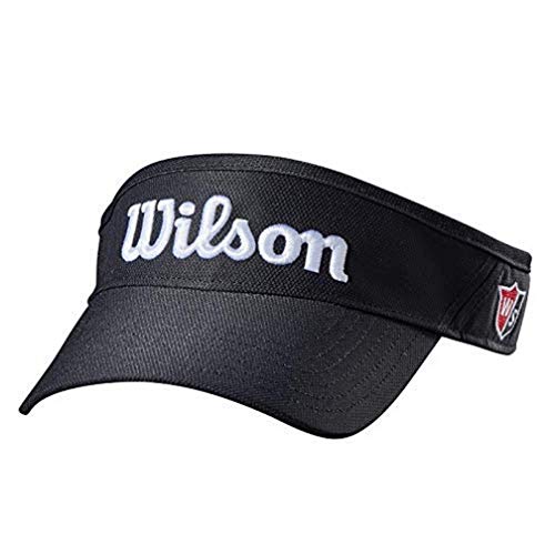 Wilson Herren Visor, Schwarz, M EU