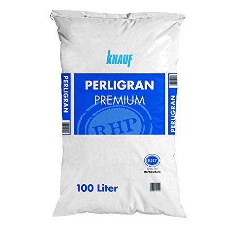 Knauf Gartenbau Perlite Perligran 2-6 mm 100 L • zur Erden- und Substratverbesserung • für optimale Luft- und Wasserführung